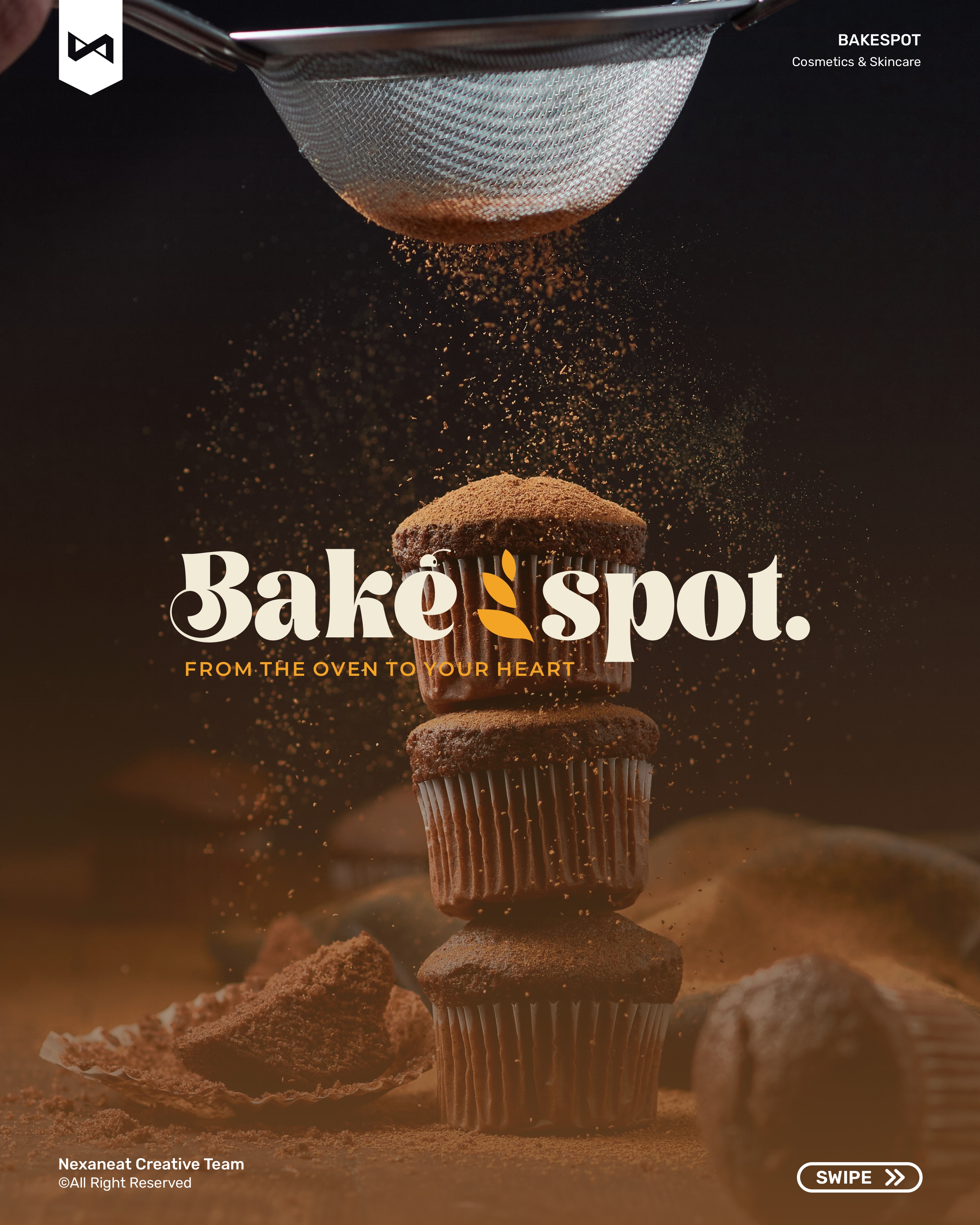 Cover — Bakespot wordmark over cake