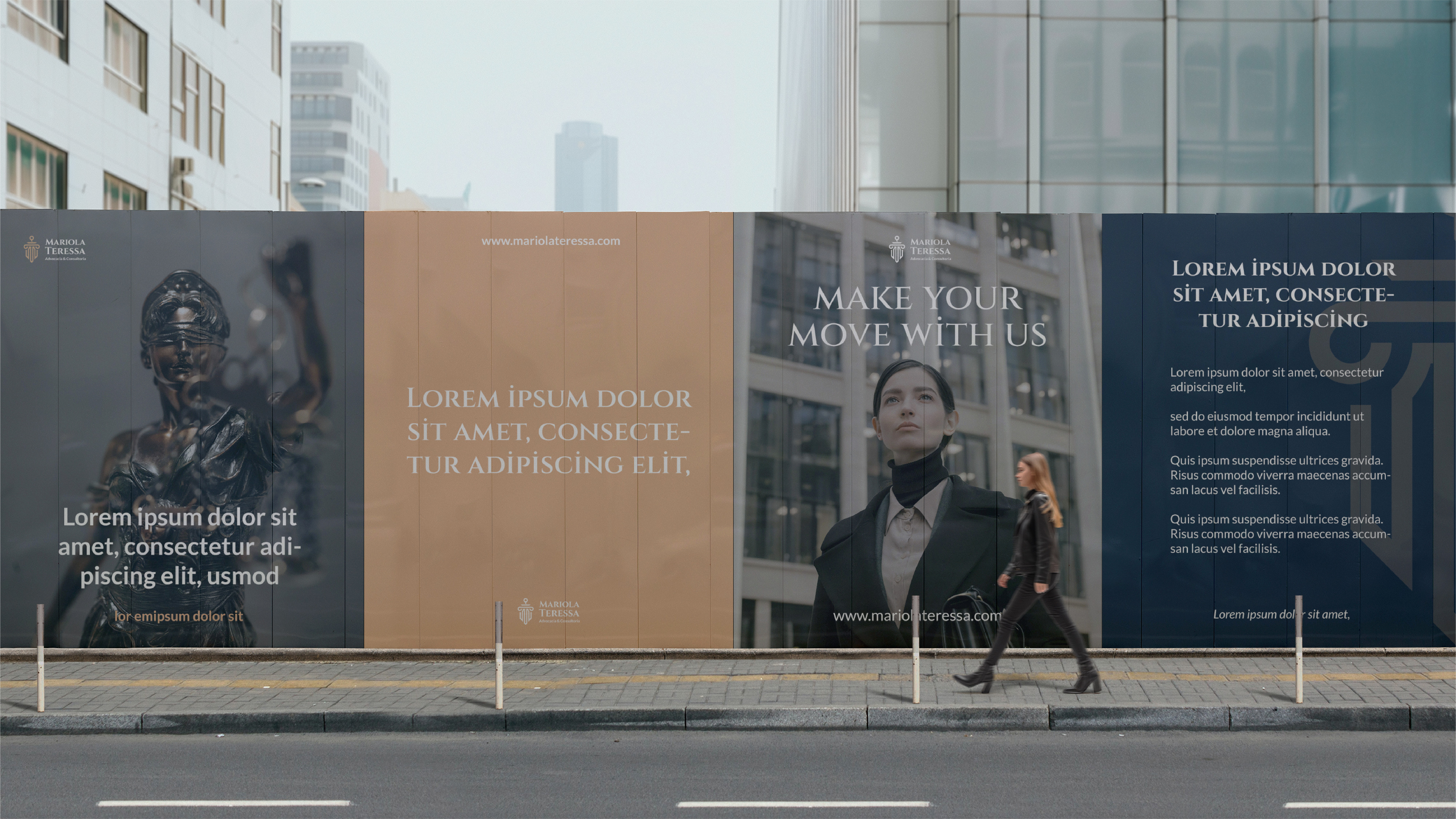 Street-level billboard — Make your move with us